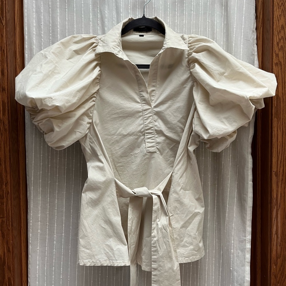 Simons Cream Puff Sleeve Blouse